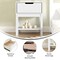 Emma and Oliver Samuel Kids Single-Drawer Night Stand with Solid Wood Frame, Side Table for Kids Bedroom with Open Shelf